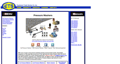 Desktop Screenshot of etspressurewashers.com